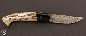 Couteau " 1515 " collection " Masaï " par Manu Laplace - Ivoire de mammouth 