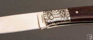   Couteau " Armen " custom par Erwan Pincemin - Bois de fer et lame en N690