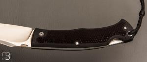  Couteau " BAD ASS " custom lock-back par Raphaël Durand - G10 gravé et RWL34