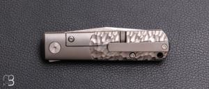   Couteau "BRLW Meteorite Damast édition Platine" par Böker Solingen - 110376DAM