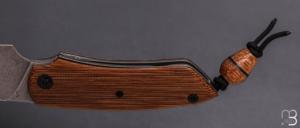   Couteau " Biggy " custom par Charron Baptiste BC Coutellerie - Micarta