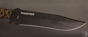  Couteau "Bowie" Édition Limitée 20 ans Wildsteer - Paracorde et lame noire