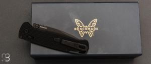  Couteau " Bugout® Vapyr " par BENCHMADE - 534BK - Aluminium et Magnacut