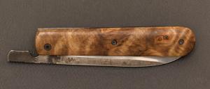  Couteau " Le Canif L "piémontais manche en bois Laurel par Julien Maria