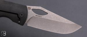     Couteau "Dixon" par MCNees Knives - Titane et lame en Magnacut