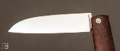 Couteau de poche Dorme Bois de fer et lame en  RWL34 par Anthony Brochier