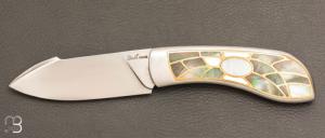  Couteau " Edcix " custom de Florent Dall'ava - L'atelier Dall'ava - Nacre