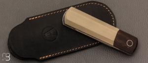  Couteau " Front flipper " custom par Alain André - G10 et lame en RWL34