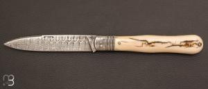 Couteau "  Grand Violon " custom par Alex Dubois - Coutellerie Nuage