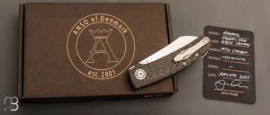   Couteau " Haddock " custom de Jens Anso - Fibre de carbone et lame en VG10 "TAKEFU"