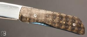   Couteau " Imvubu " par Des Horn - Fatcarbon "Unigold"