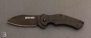   Couteau "Junkyard Dawg Small" par Galyean Pro Series - Titane et lame en CPM154