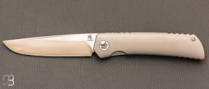   Couteau de poche Katsu - ZK01 - Titane sablé et ZDP-189