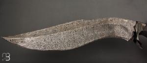    Couteau " Kukri - Mosaic Damascus " custom de Claudio Sobral & Ariel Sobral - CAS Knives