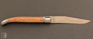 Couteau de poche Laguiole 12cm Chêne par Le Fidèle