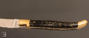 Couteau Laguiole en Aubrac Matrix Noir
