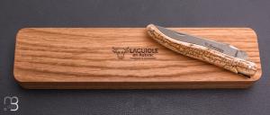   Couteau Laguiole en Aubrac 12 cm manche en ivoire de mammouth