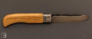 Couteau de poche Le Bugiste aubépine par Frédéric Maschio