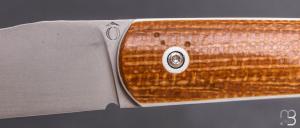    Couteau " Le Passager Summer" de Pierre Thomas - Atelier Odae - G10 et Micarta
