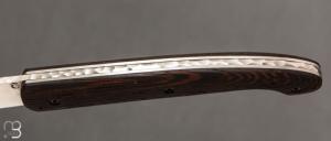   Couteau " Le Passager " de Pierre Thomas - Atelier Odae - Wengé sablé