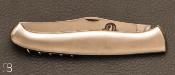 Couteau " Le Phenix " avec tire-bouchon manche brossé inox par Coursolle