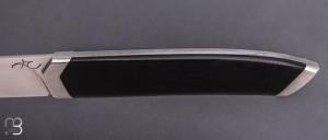    Couteau  " Le Premier  " custom par Alban Campagnola - Fatcarbon et lame en RWL34