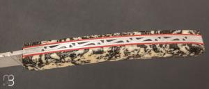   Couteau " Le Thiers 12cm " pliant par Le Fidèle - Bouse de vache