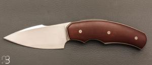    Couteau " Liner Lock " custom par David Lespect - RWL34 et Ivoire de phacochère gravé par Serge Raoux