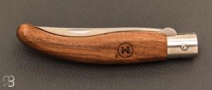 Couteau " Liner-lock Spanish Line "  de Main Knives - Noyer - 9003