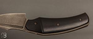   Couteau " Liner Lock " custom par David Lespect - Ebène et RWL34
