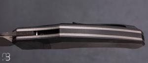  Couteau " custom Liner-lock " de Berthelemy Gabriel - La Forge Agab - Zirconium et D2