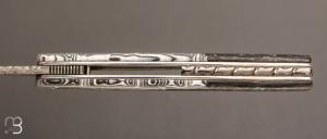    Couteau "Lobo Key Carbon" liner lock par Carlo Cavedon - CavedonArt