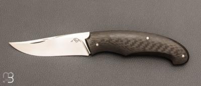    Couteau " Lutra Light " custom par Cyril Doche - Fibre de carbone et RWL34