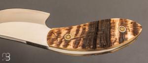  Couteau " Mini skinner " par Pete Forthofer - Corne de bélier