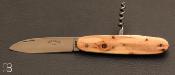 Couteau de poche modèle "Navette" 2 pièces par Berthier - Genévrier et lame inoxydable