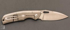   Couteau  "  Officer Titane  " custom par Sacha Thiel