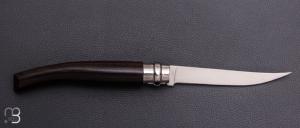   Couteau Opinel Effilé n°10 Ébène du Mozambique - RARE - PLUS PRODUIT