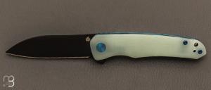 Couteau " Otter Jade G10 " de QSP - QS140D2