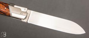   Couteau " Palanquille " custom par Glenn Guillou - Bois de fer et lame en RWL34