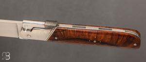   Couteau " Palanquille " custom par Glenn Guillou - Bois de fer et lame en RWL34