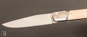    Couteau " Palanquille " custom par Glenn Guillou - Ivoire de mammouth et N690