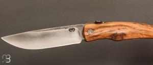 Couteau de poche Piémontais par Mickael Moing - Chêne et 100c6