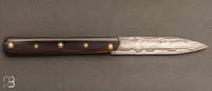   Couteau " Rouennais " par Thomas LECAS - Corne de buffle