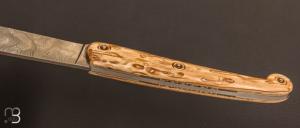 Couteau " Saint Guilhem " 13 cm ivoire de mammouth de Robert Beillonnet