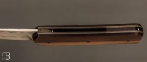   Couteau " Sanjo " par Guy Poggetti - Micarta vintage et C130