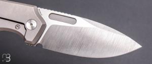   Couteau " Scout F3.5 " par Griffin Company Knives - Titane et lame en Magnacut