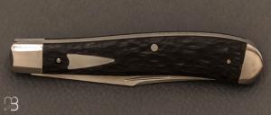 Couteau " Slimline Trapper " par Bill Ruple - Jigged Micarta