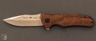 Couteau " Sprint Pro Micarta Marron " Buck  - 7841.BRS1