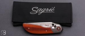    Couteau " Viper " custom de Stéphane Sagric - Micarta et RWL34