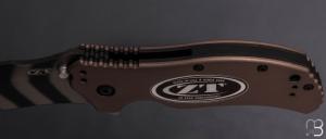 Couteau ZERO TOLERANCE ZT.0350FDETS20 Ken Onion - 20th Anniversary Magnacut Tiger Strip